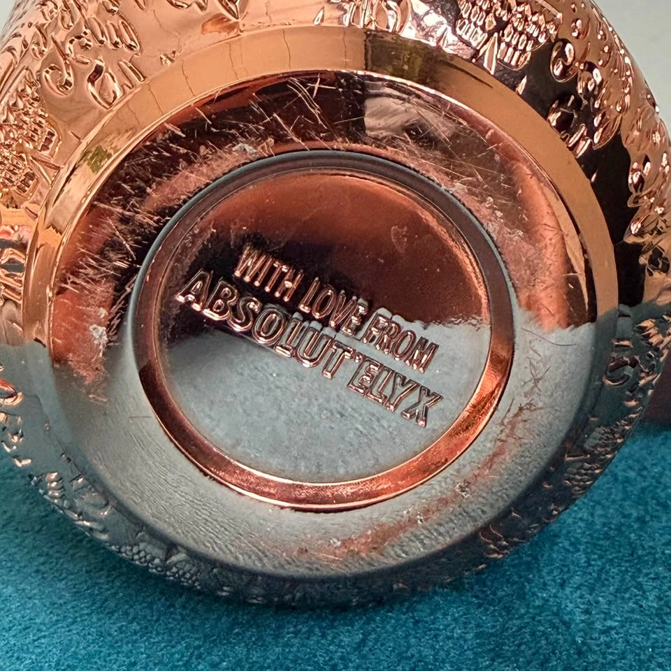 Official Absolut Elyx Copper Cocktail Mug - photo 4