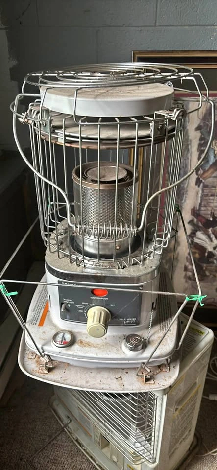 2 separate kerosene heaters