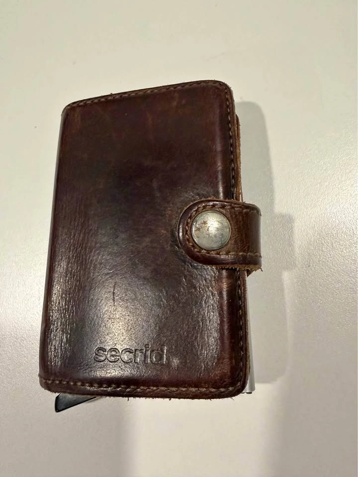 Secrid Leather Card Protector Wallet – Holds 6 Cards