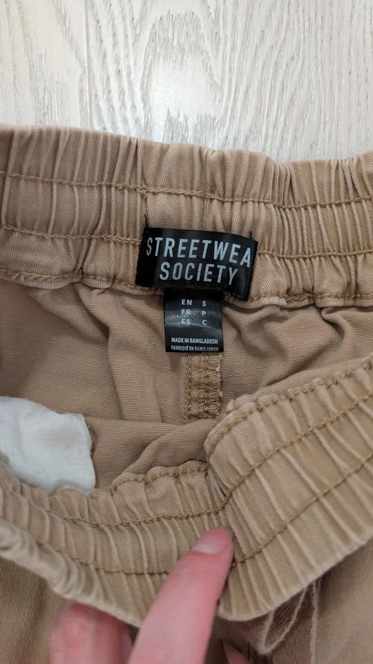 Streetwear Society Tan Cargo Sweatpants - photo 2