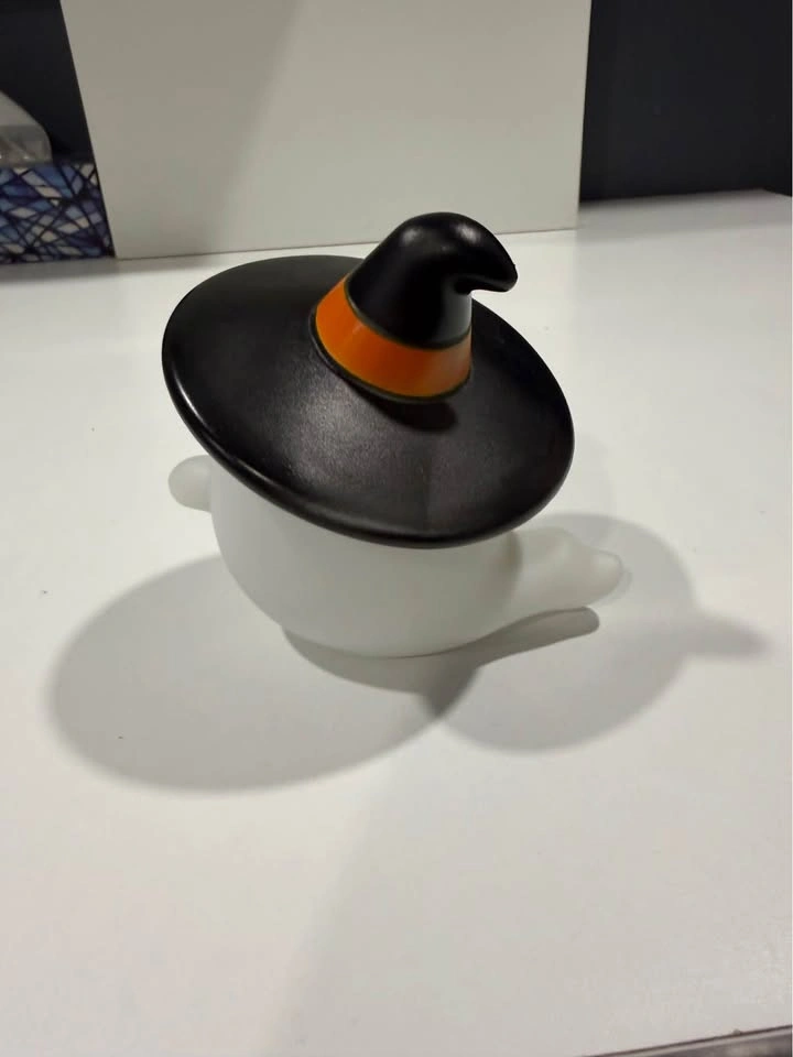 Rubber/Plastic Halloween Ghost Tealight Holder - photo 2