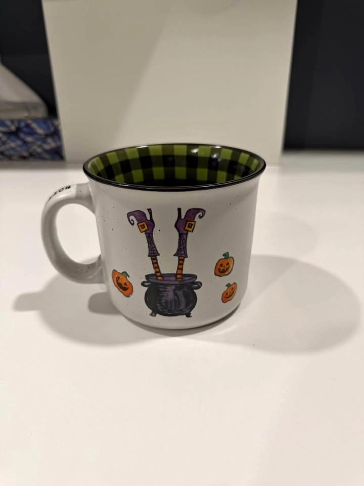 Bootique Halloween Witch Cauldron Mug