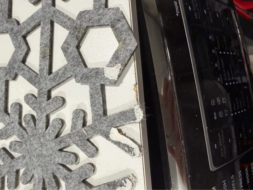 Christmas Snowflake Placemat Set – 4 Pieces - photo 2
