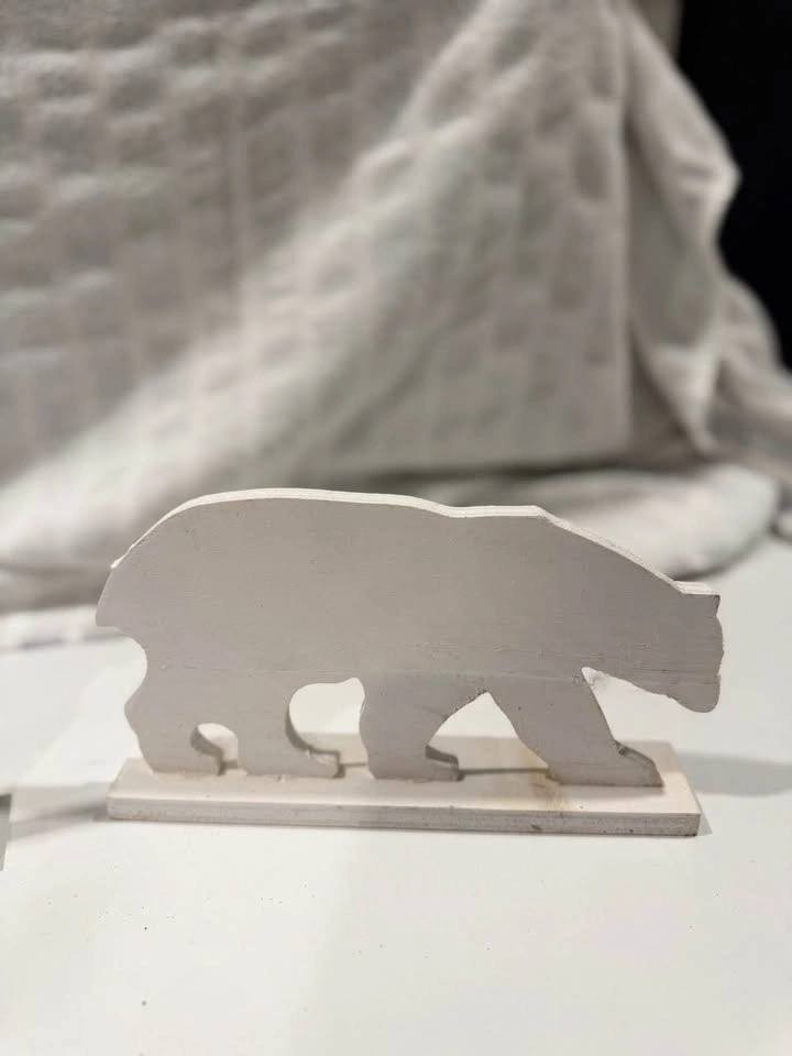 CB2 Reindeer and Bear Christmas Décor Set – 2 Pieces - photo 2