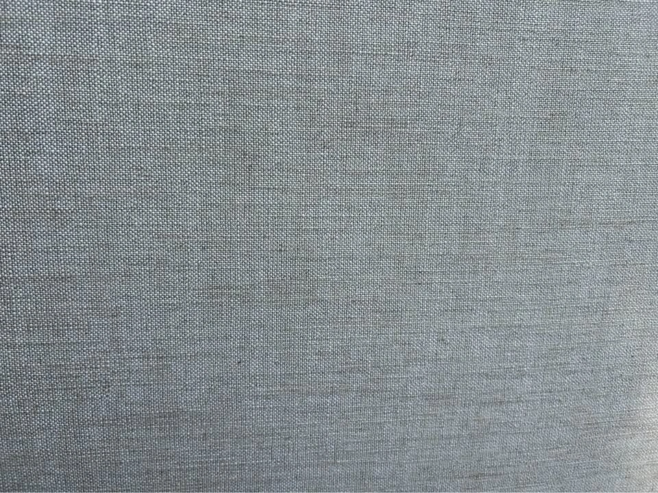 Saatva Rhodes Queen Bed Frame, Natural Linen, Like New - photo 5