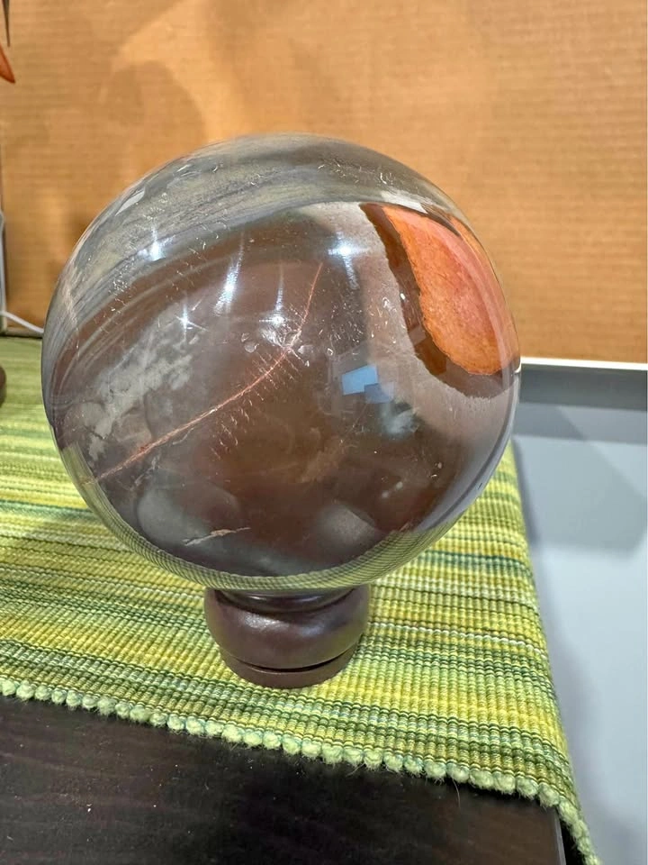 Large Polychrome Jasper Crystal Sphere – 2 lb 11 oz