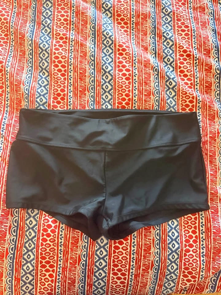 Black Athletic Swim Shorts
