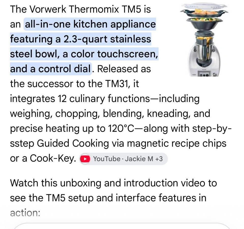 Thermomix TM5 Cooking Machine - Made in Germany - photo 3