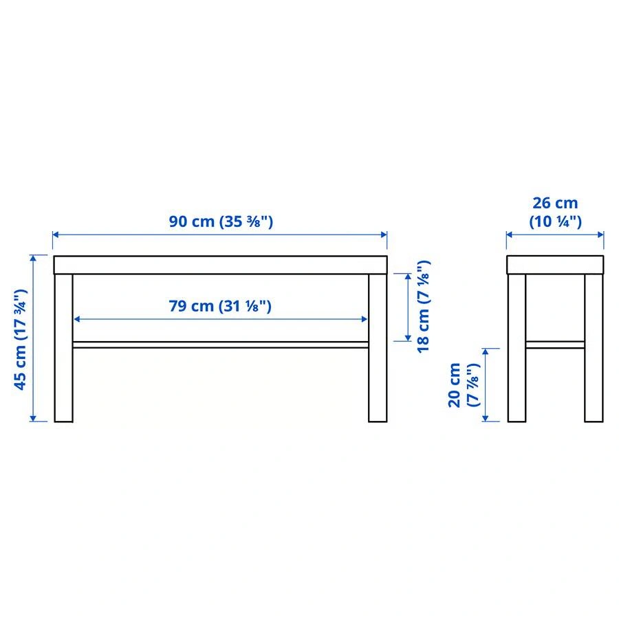 IKEA LACK TV Stand — Black - photo 4
