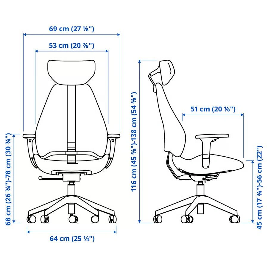 Desk Chair - IKEA GRUPPSPEL Ergonomic - photo 4