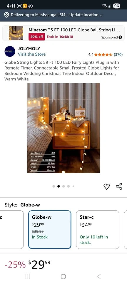 LED mini ball fairy lights - photo 2