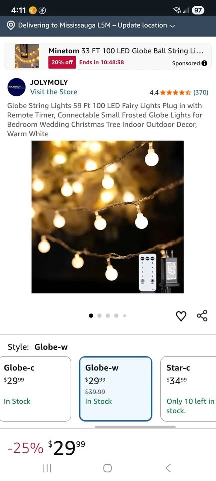 LED mini ball fairy lights - photo 3
