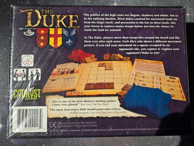 Factory Sealed The Duke Board Game - photo 2