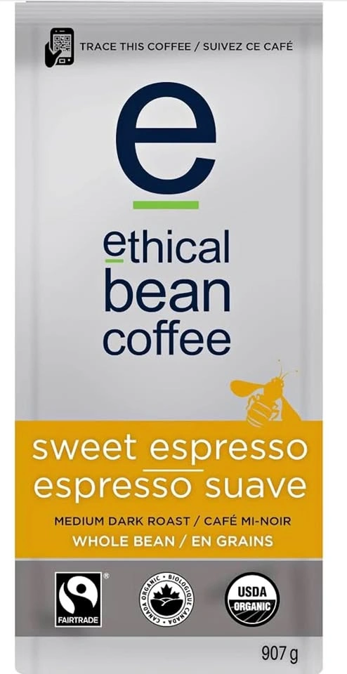 Ethical Bean Coffee Sweet Espresso Whole Bean