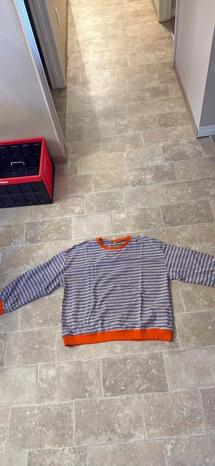BVKCZ Women’s Striped Long Sleeve Shirt Size L