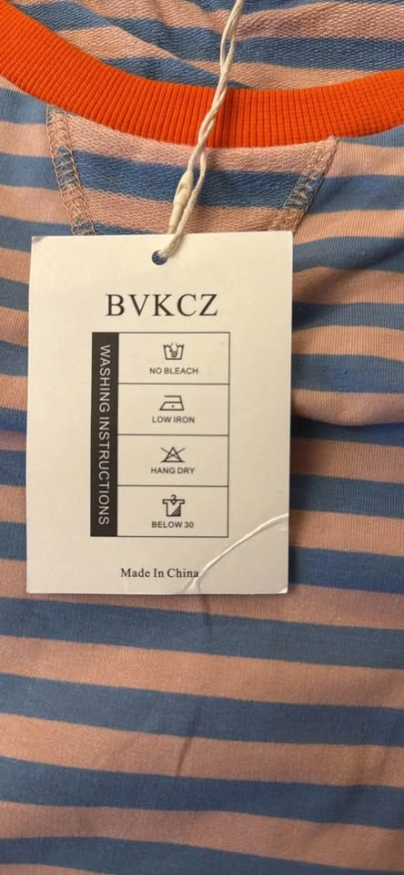 BVKCZ Women’s Striped Long Sleeve Shirt Size L - photo 3