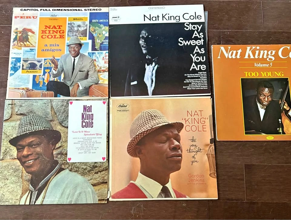 Nat King Cole Vinyl Record Collection - 5 LPs