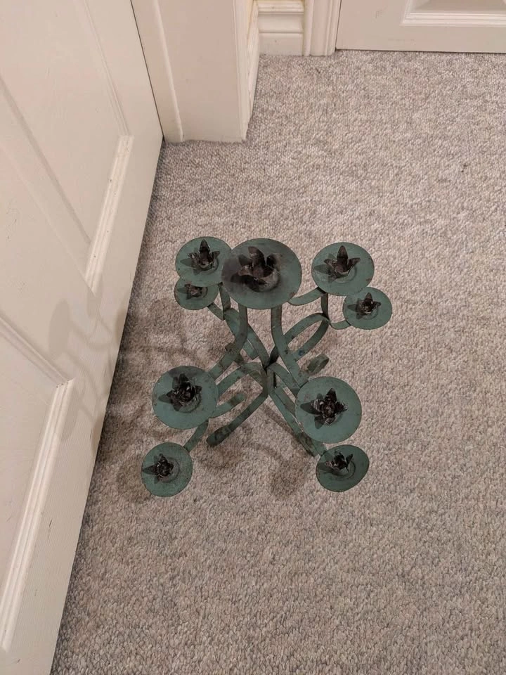 Wrought Iron Candle Holder - photo 3