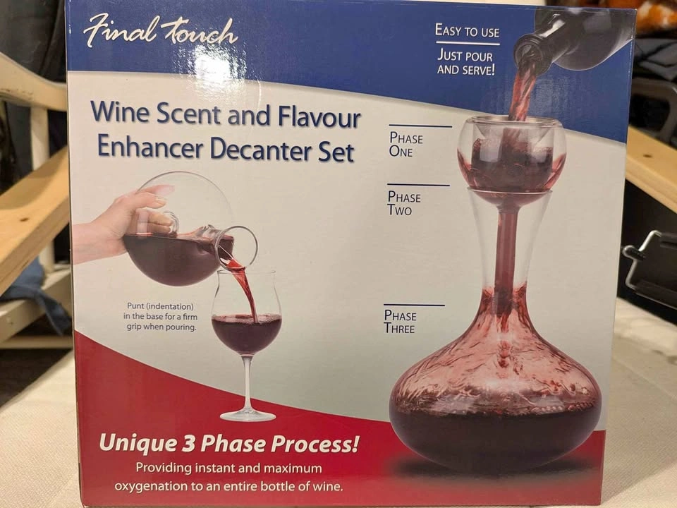 Wine Scent and Flavour Enhancer Decanter Set