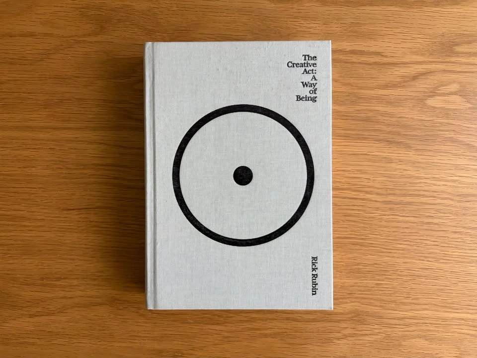 The Creative Act: A Way of Being by Rick Rubin (Book)