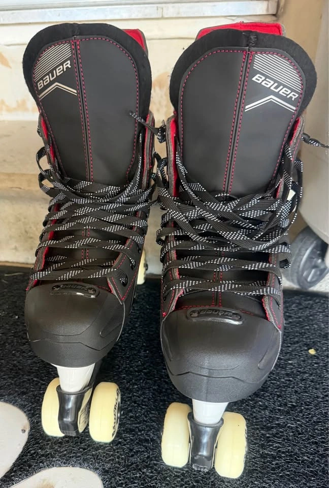 Bauer NS Ice Skates with Rollergard Guards - Men’s 9 - photo 2