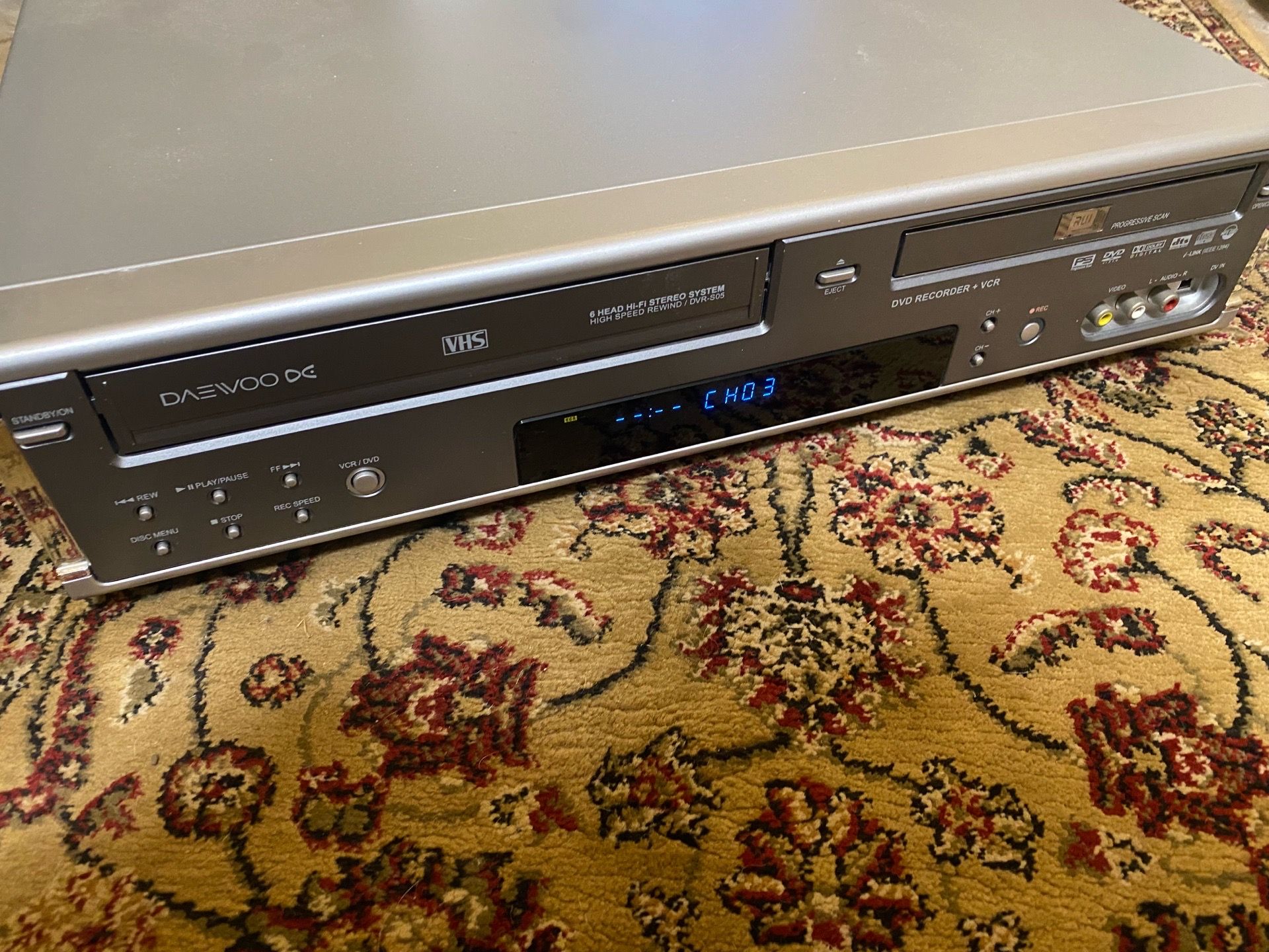 Daewoo DVR-S05 DVD Recorder and VCR 6-Head Hi-Fi Stereo - photo 4