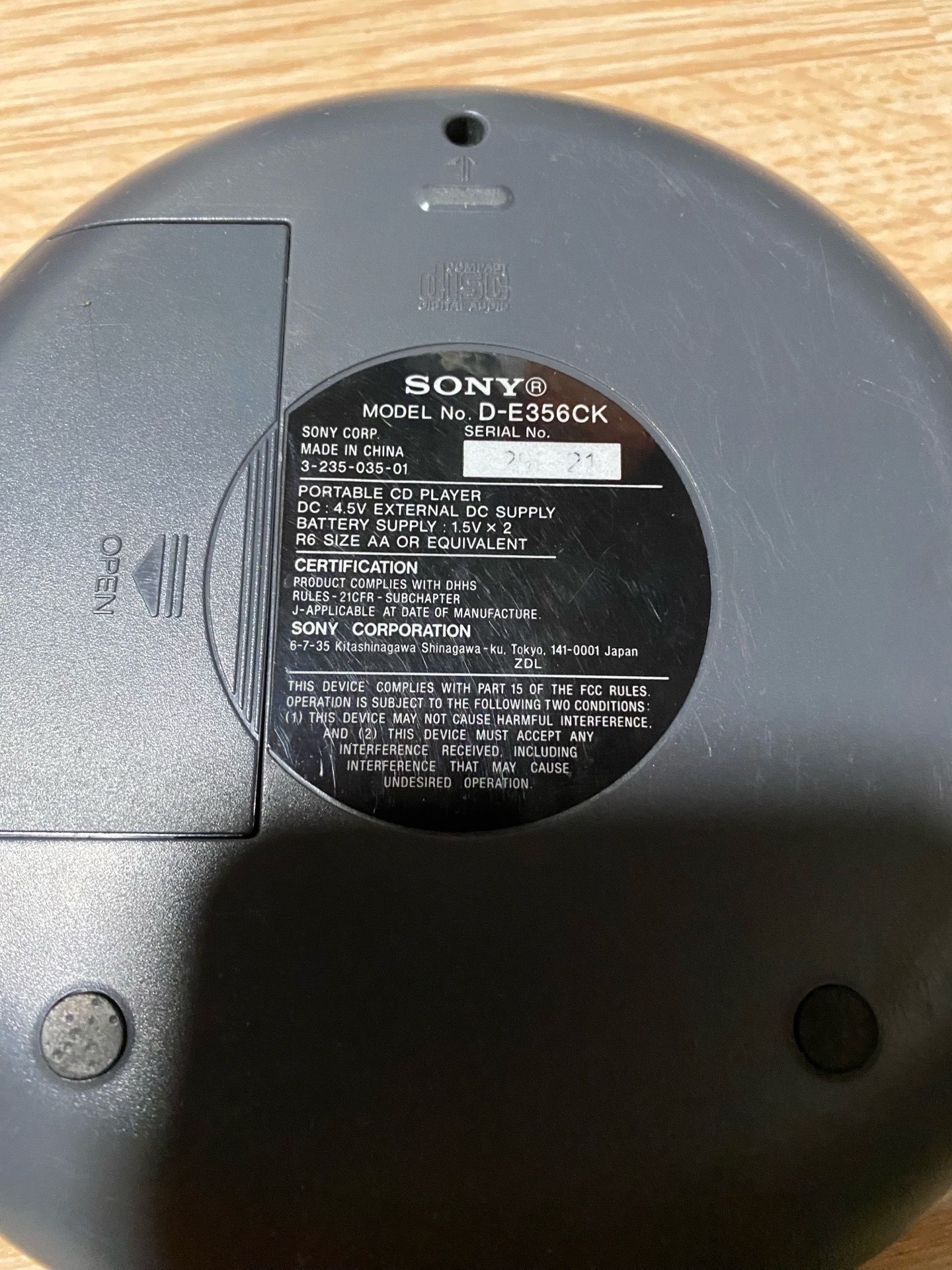 Sony Walkman D-E356CK Car Ready Portable CD Player - photo 3