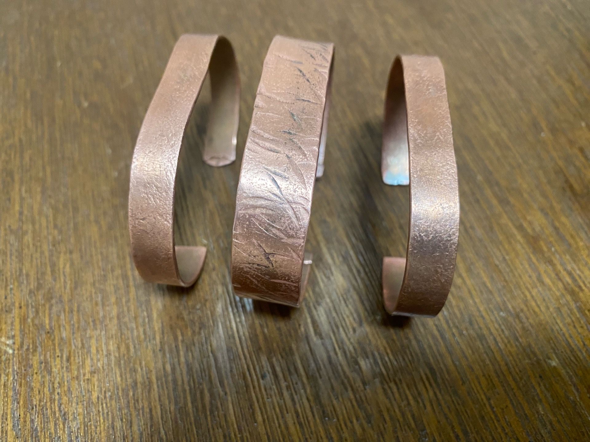 Handmade Solid Copper Bracelets - photo 3