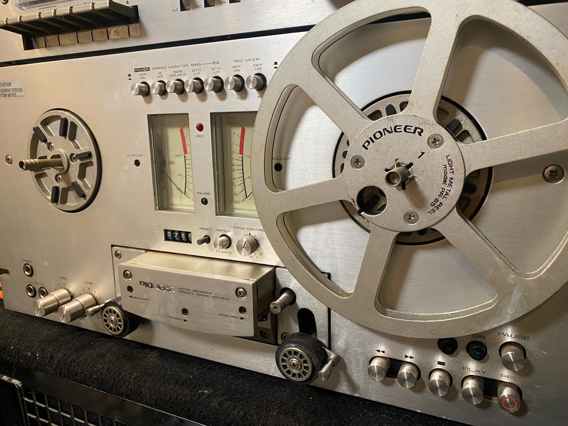 Pioneer RT-707 reel to reel Made In Japan