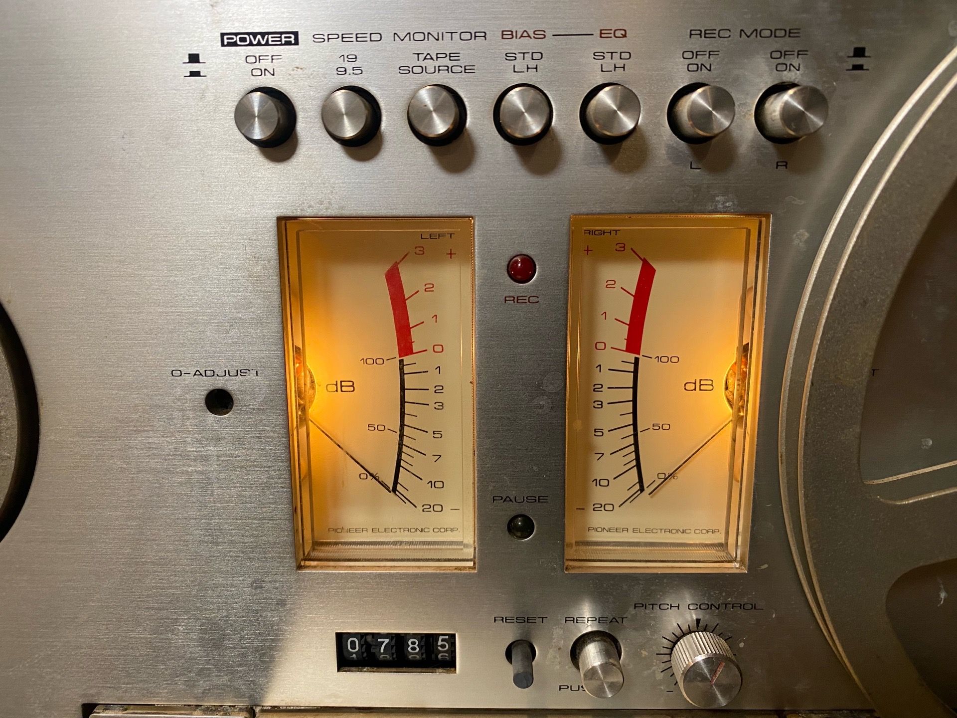 Pioneer RT-707 reel to reel Made In Japan - photo 2