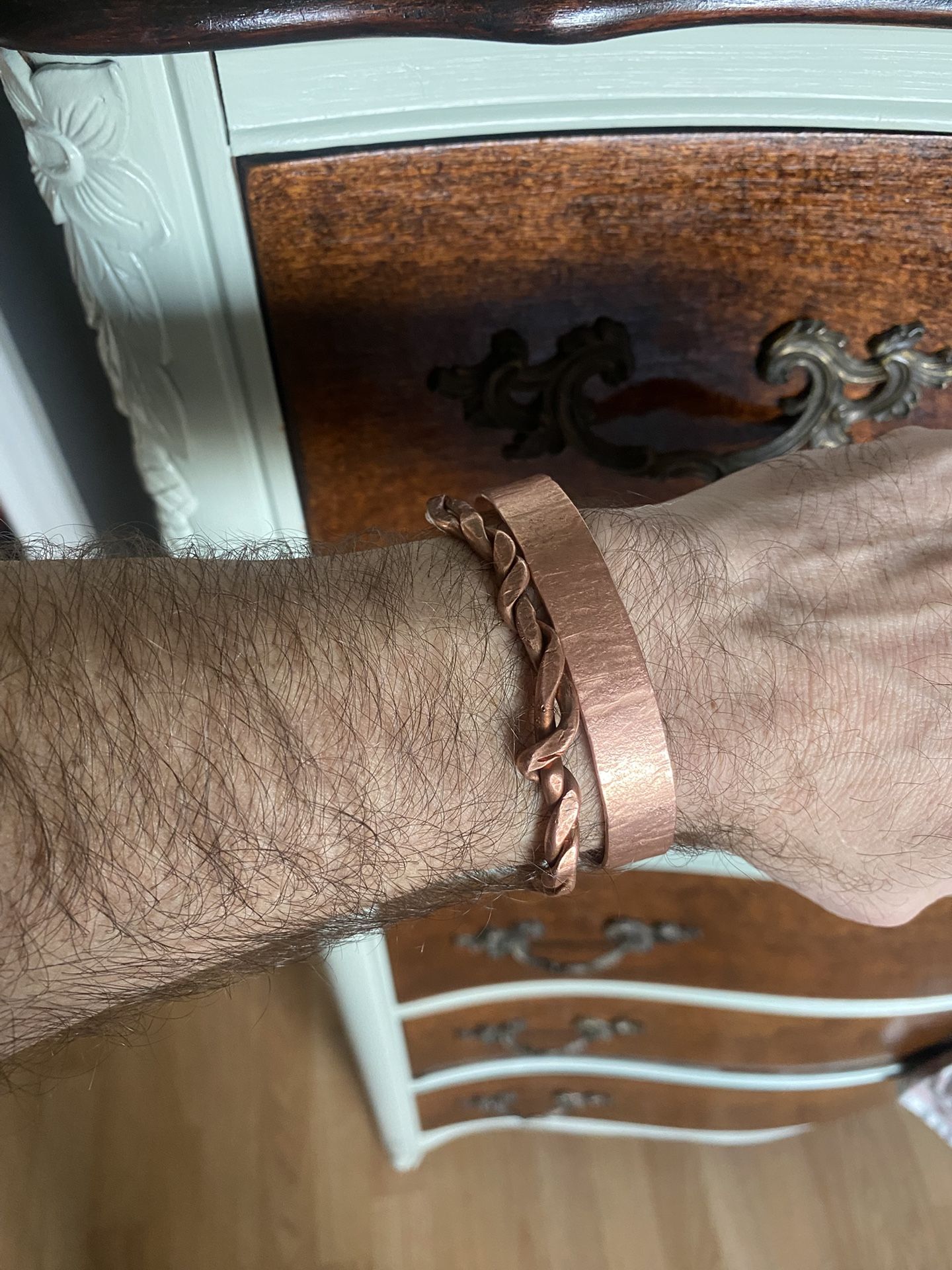 Handmade Solid Copper Bracelets - photo 5