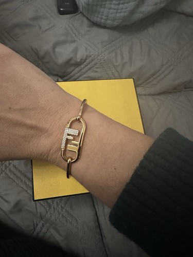 Brand New Fendi Bracelet With Original Box. Size M. Retail $510 - photo 4