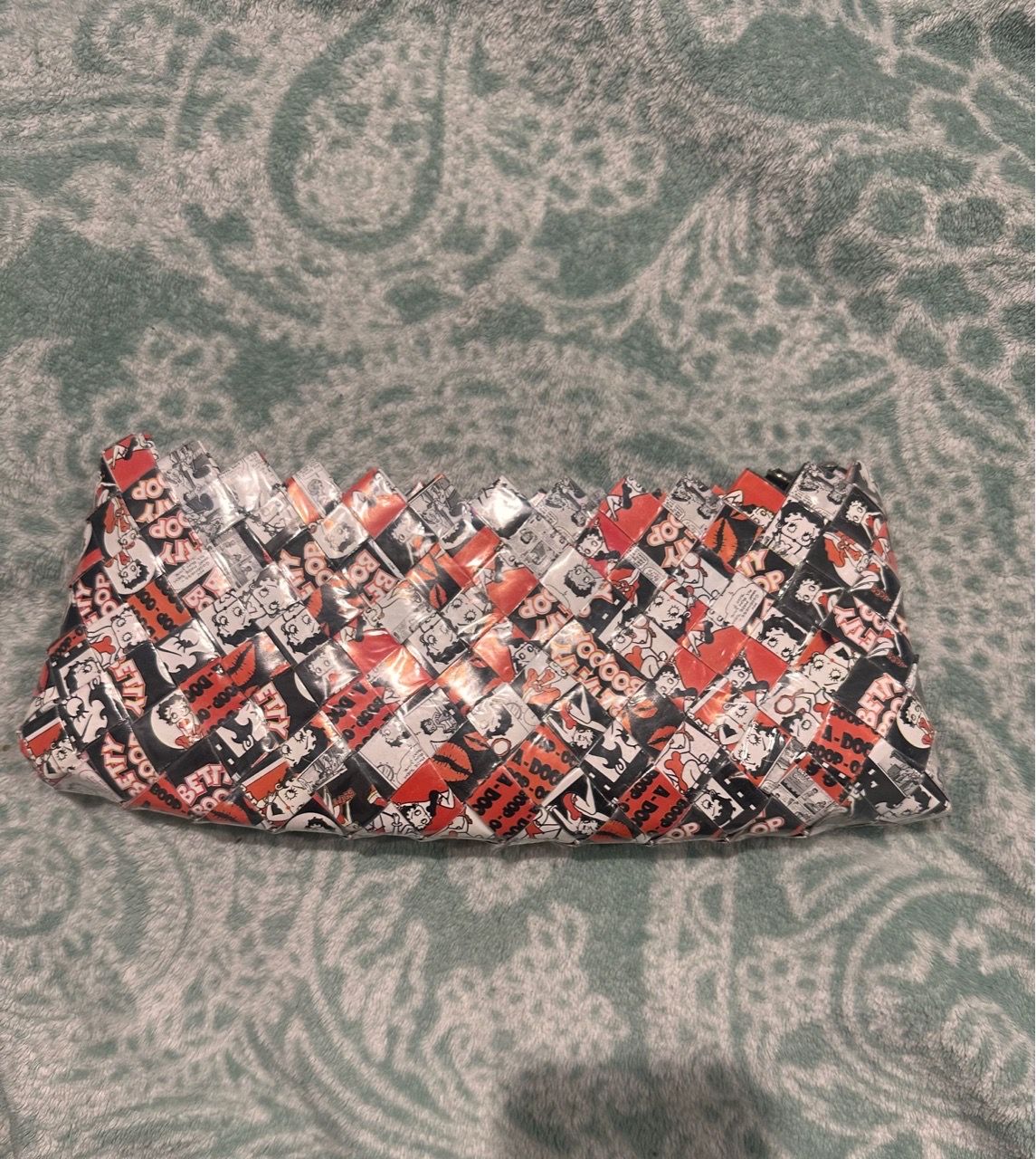 Betty Boop Woven Clutch Purse
