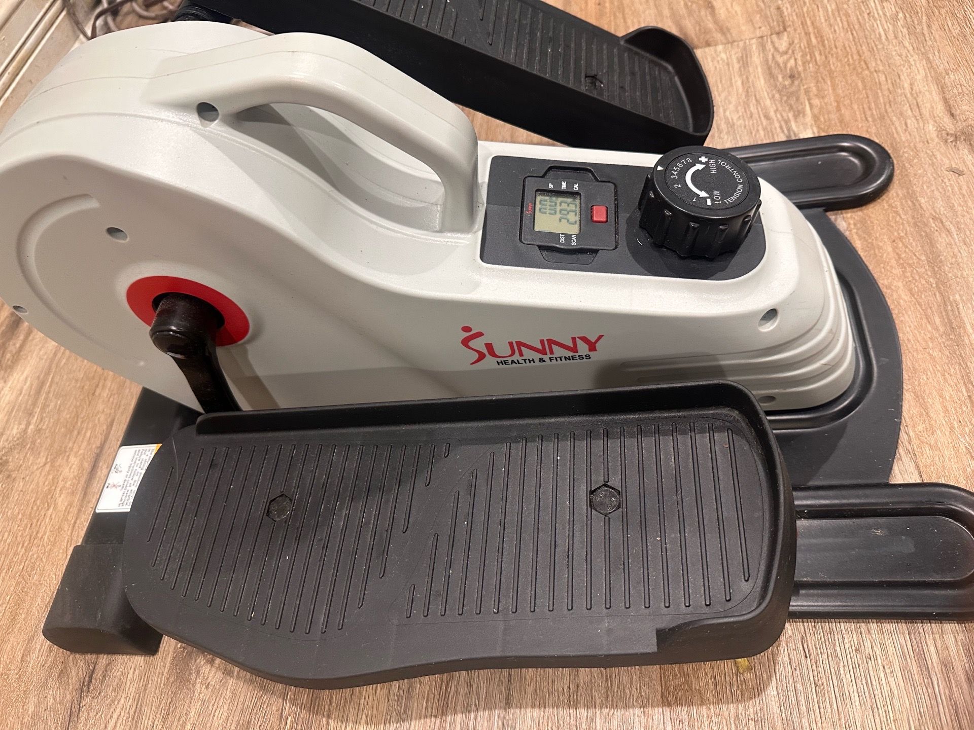 Sunny Health & Fitness Magnetic Under Desk Elliptical - photo 2