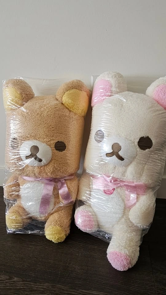 [NIB] Rilakkuma & Korilakkuma Pajama Party XL Plush (Set of 2) - photo 3