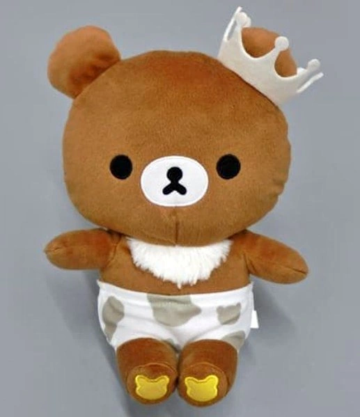 [NIB] Rilakkuma Chairoikoguma Plush Toy BIG Milk