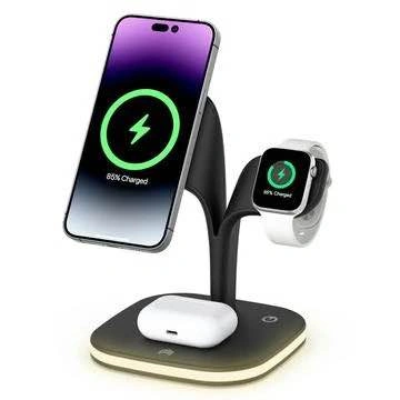5-in-1 Wireless Charging Station for iPhone, Apple Watch, and Ai - photo 2