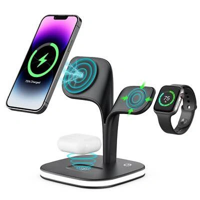 5-in-1 Wireless Charging Station for iPhone, Apple Watch, and Ai - photo 3