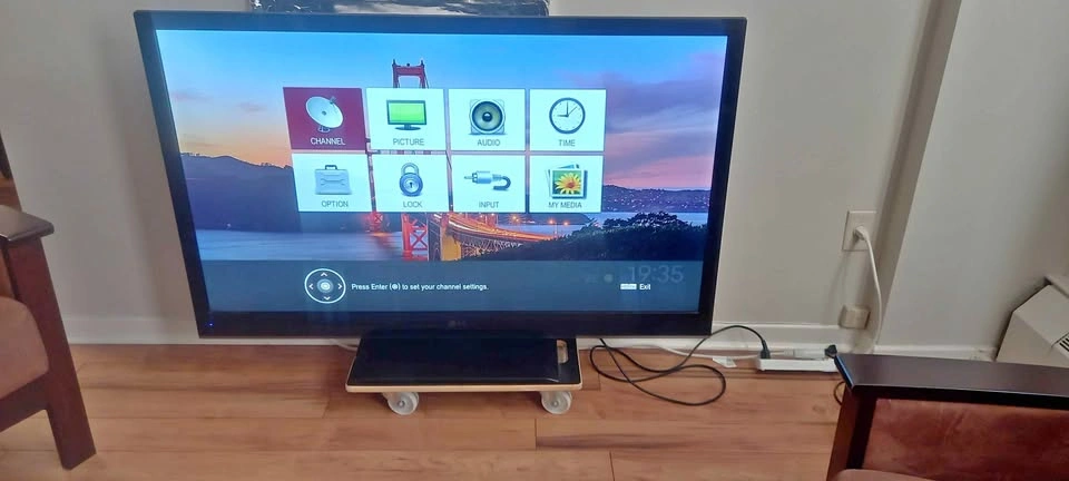 LG 55” LED TV with free Chromecast