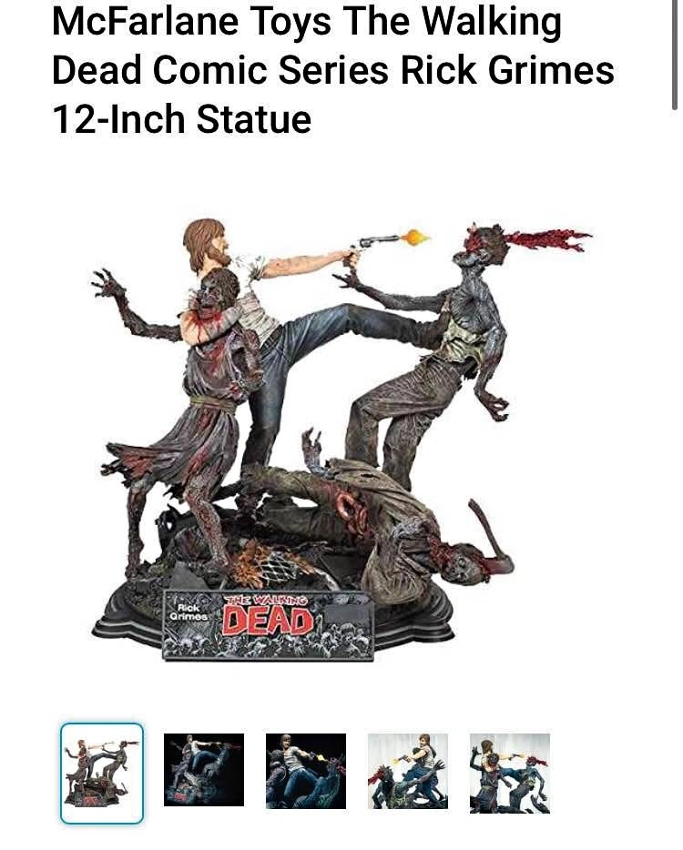 Rick Grimes Mcfarlane resin statue The Walking Dead
