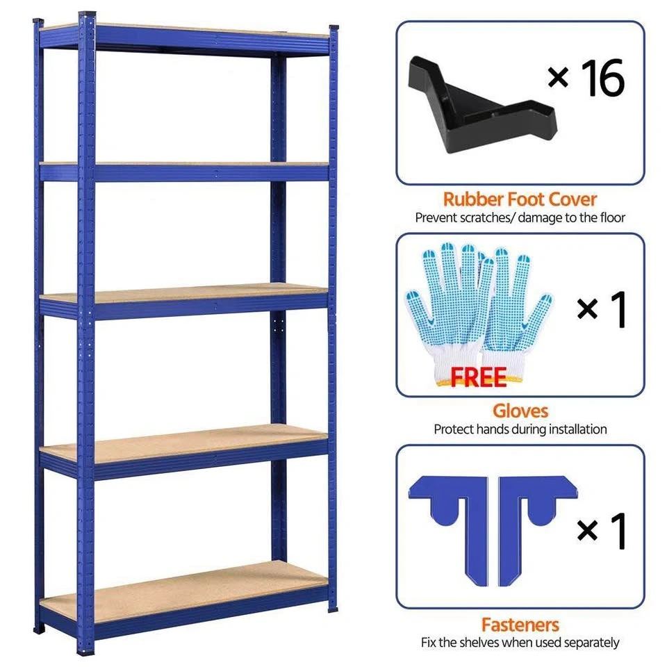 35.5” Metal Height-Adjustable Shelving Unit - photo 2