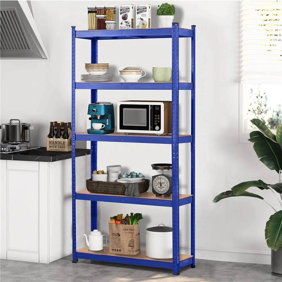 35.5” Metal Height-Adjustable Shelving Unit - photo 5