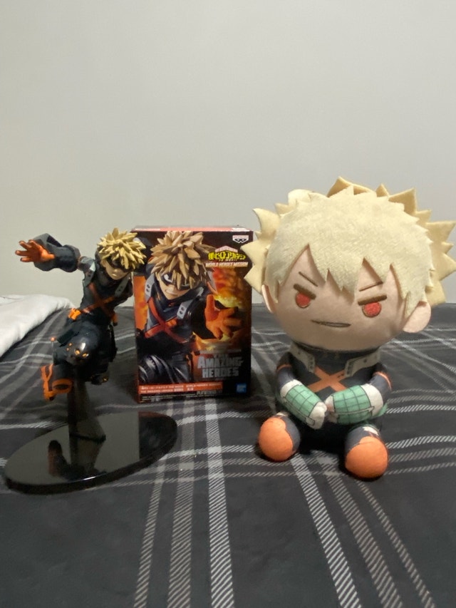 Katsuki Bakugo world’s mission figure and plush