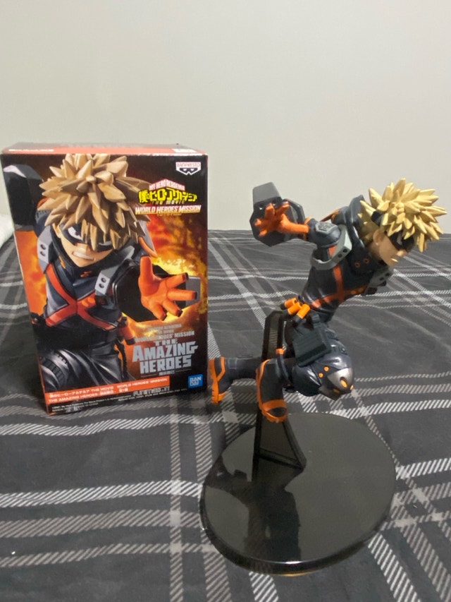 Katsuki Bakugo world’s mission figure and plush - photo 2