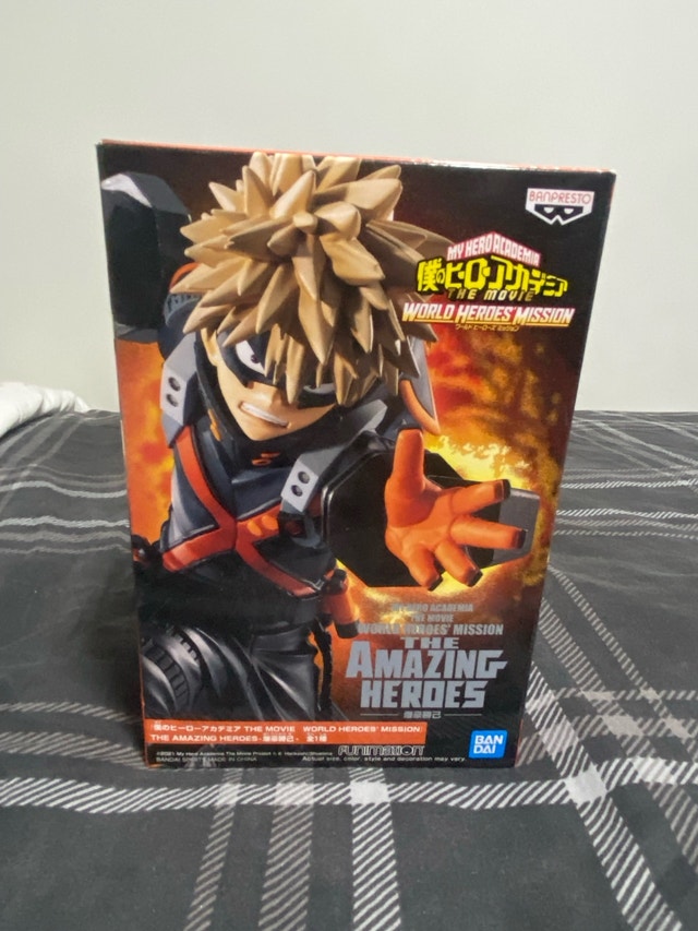 Katsuki Bakugo world’s mission figure and plush - photo 3