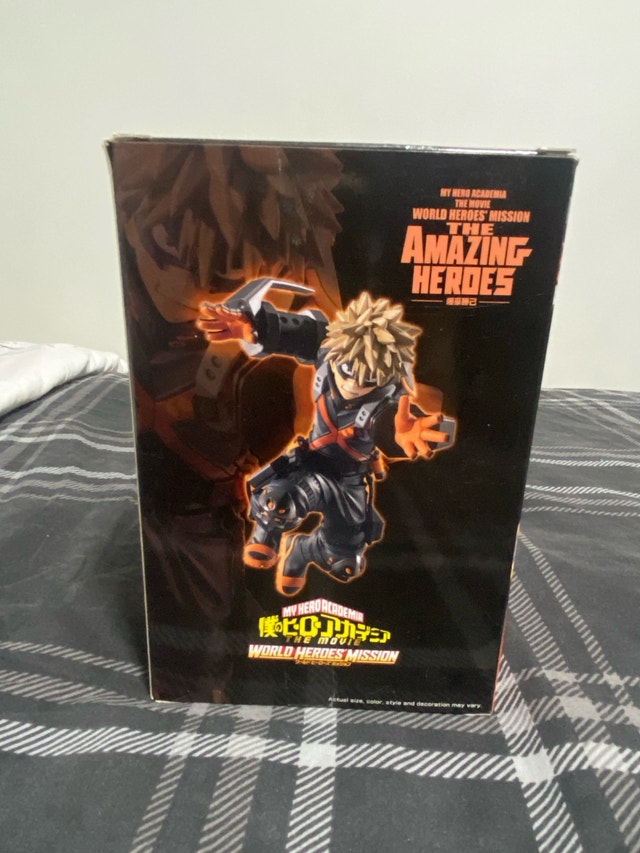 Katsuki Bakugo world’s mission figure and plush - photo 4