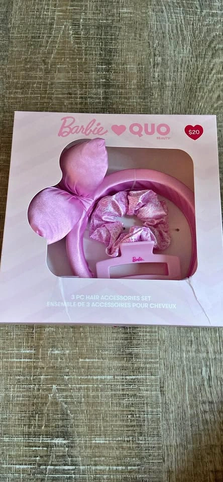 Barbie x Quo Beauty 3 PC Hair Accessories Set