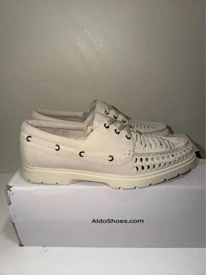 New Aldo Men Woven Suede Boat Shoes - photo 4