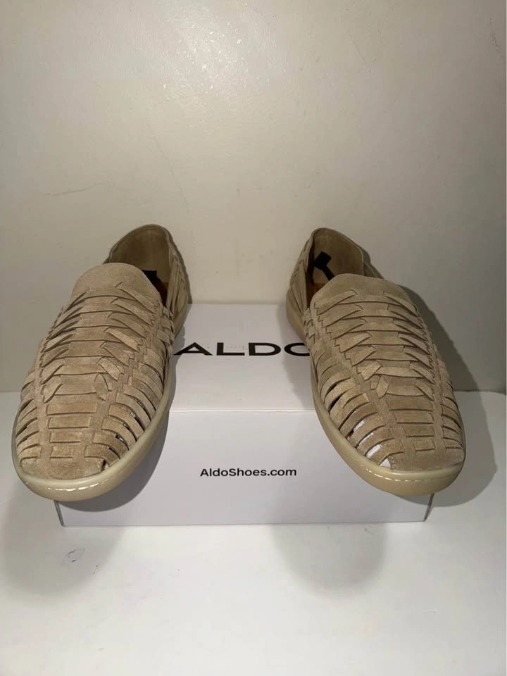 New Aldo Men Woven Suede Loafers Size 12 US - photo 2