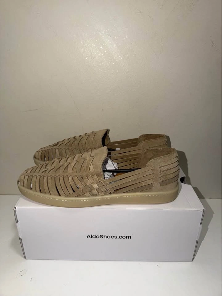 New Aldo Men Woven Suede Loafers Size 12 US - photo 5